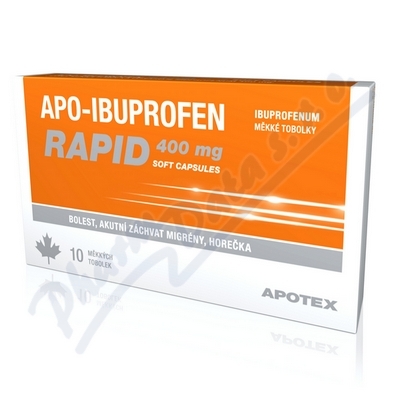 Apo-Ibuprofen Rapid 400mg por.cps.mol.10x400mg