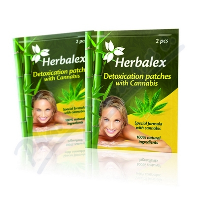 Herbalex detoxik.náplast s konopím 2ks