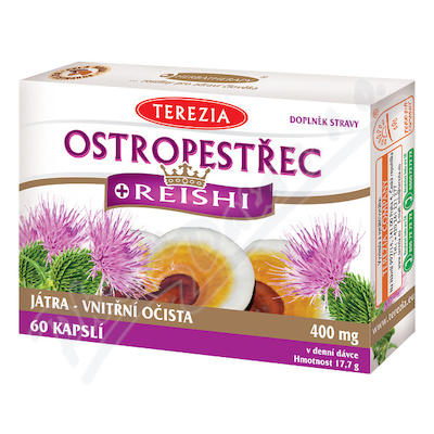 TEREZIA Ostropestřec+Reishi cps.60