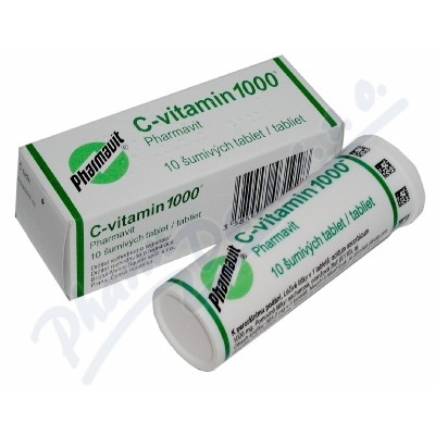 C-vitamin 1000 Pharmavit por.tbl.eff.10x1000mg