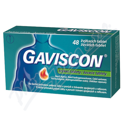 Gaviscon žvýkací tablety tbl.mnd.48