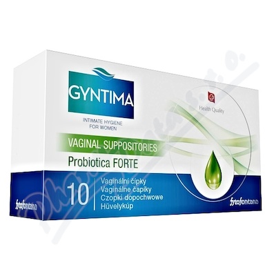 Fytofontana Gyntima Probiotica Vaginálne čapíky 10 ks