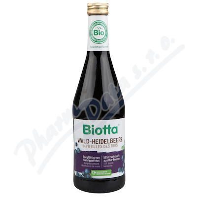 Biotta Borůvky Bio 500 ml