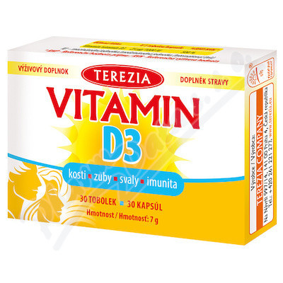 TEREZIA Vitamín D3 1000 IU tob.30