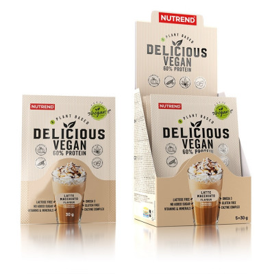 Nutrend Delicious Vegan Protein latte macchiato 5x30G
