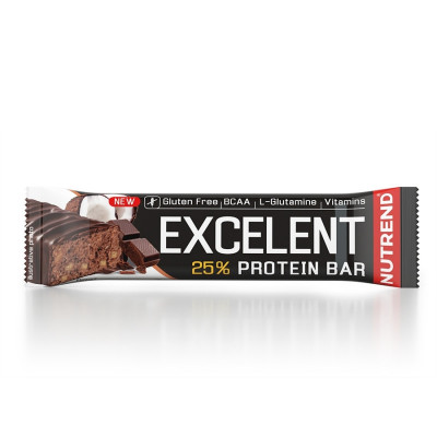 Nutrend Excelent Protein Bar 85g čokoláda+kokos