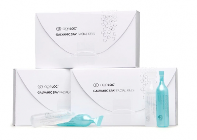 Nu Skin ageLOC Galvanic Spa Facial Gels pro anti-ageing zařízení − 3 balení s 8 ampulemi